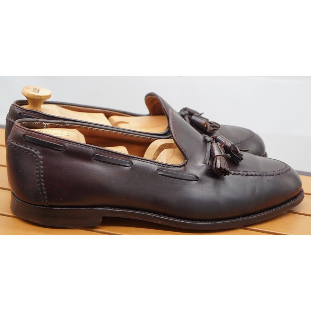 Alden Brooks Brothers 772 Color 8 Shell Cordovan Tassel Loafers Shoes Men’s 12 D - Picture 7 of 13